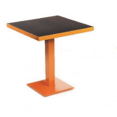 Pied de Table simple ou double en acier rectangulaire Design Bordeaux