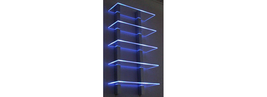 Etagère lumineuse 5 plaques